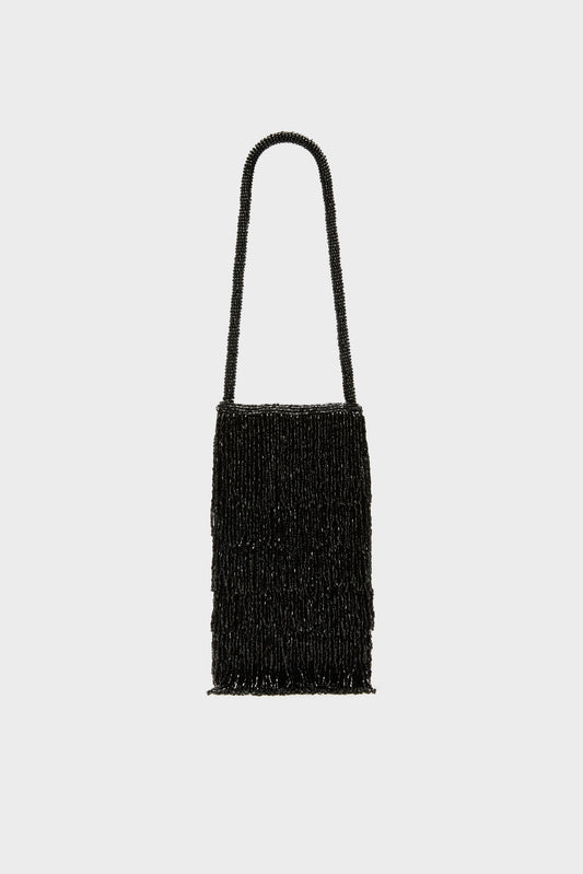 Black Beaded Josephine Mini Bag