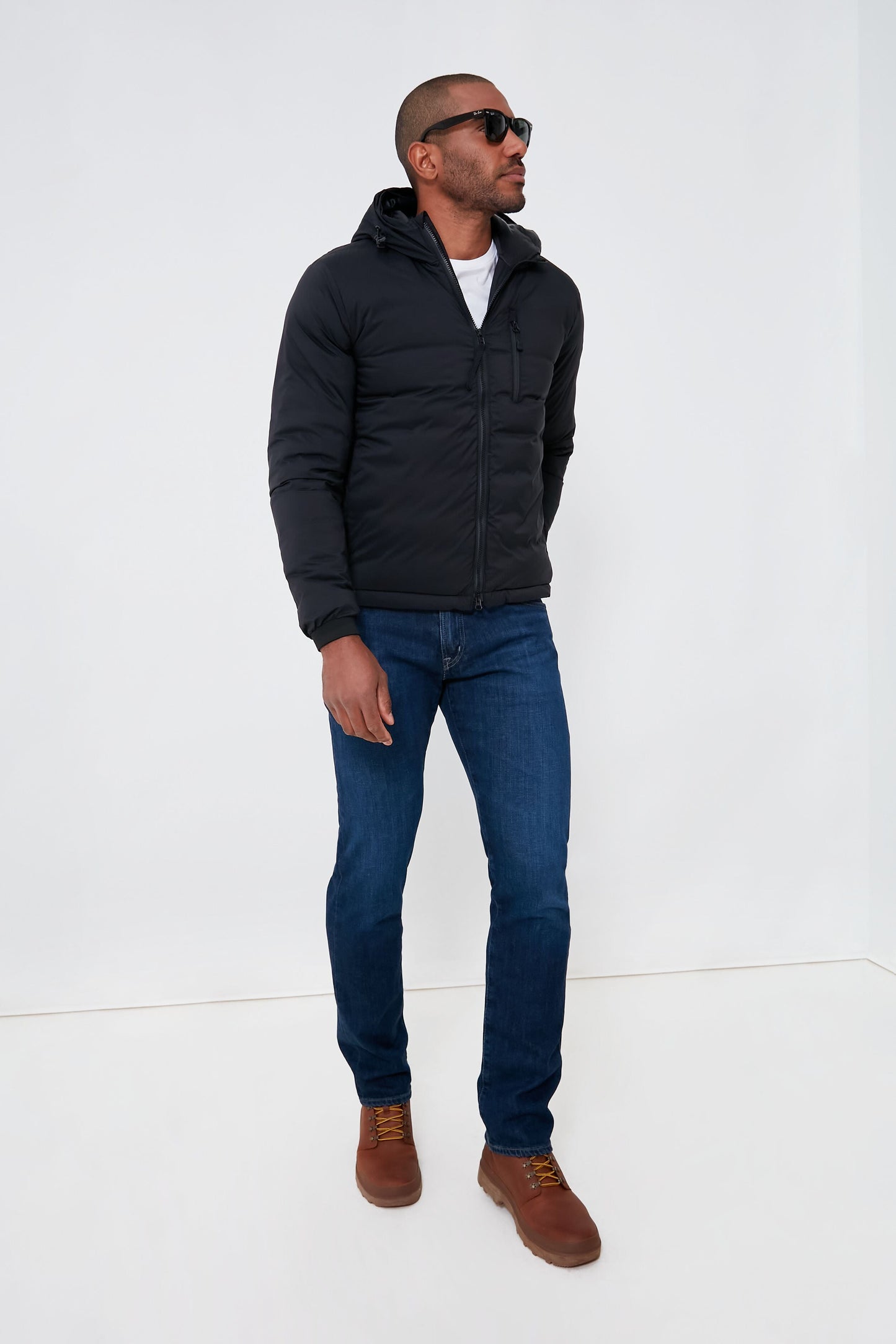 Black Black-Label Lodge Down Hoody