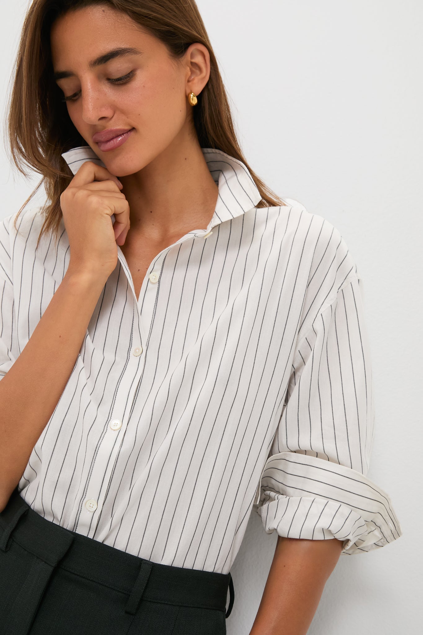 Pacific Stripe Wexler Cotton Button Down