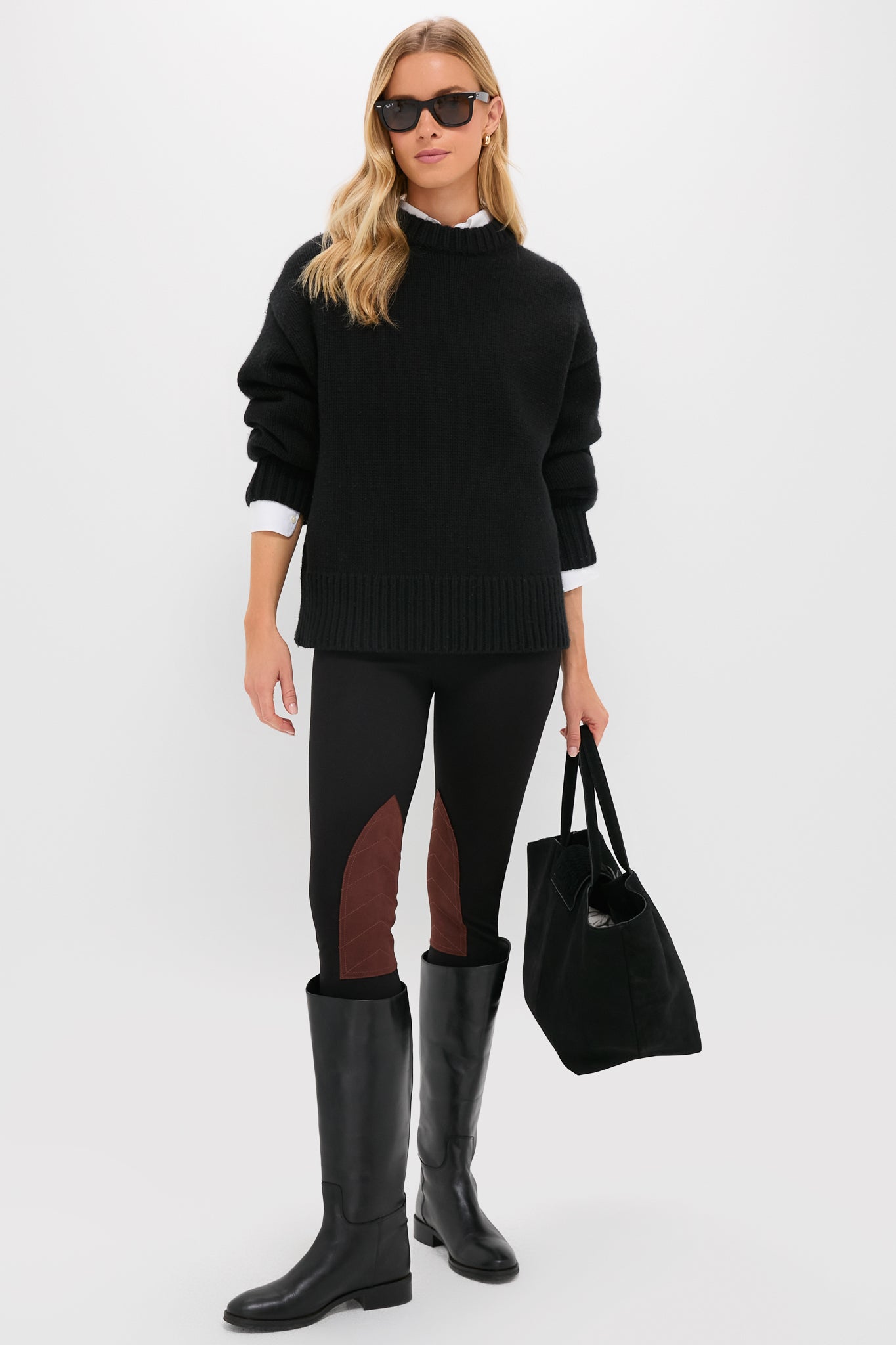 Black Leather Ryder Boots