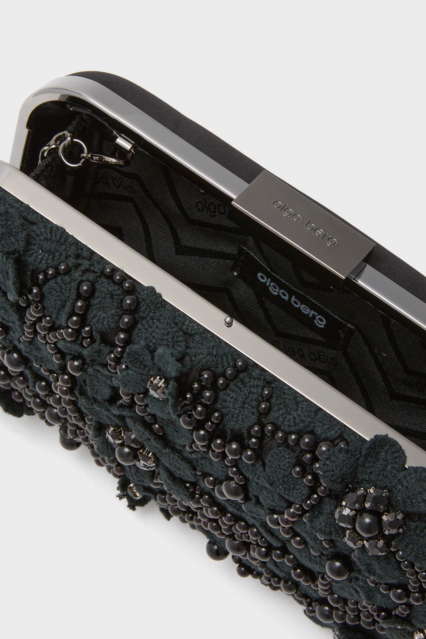 Black Beth Encrusted Clutch