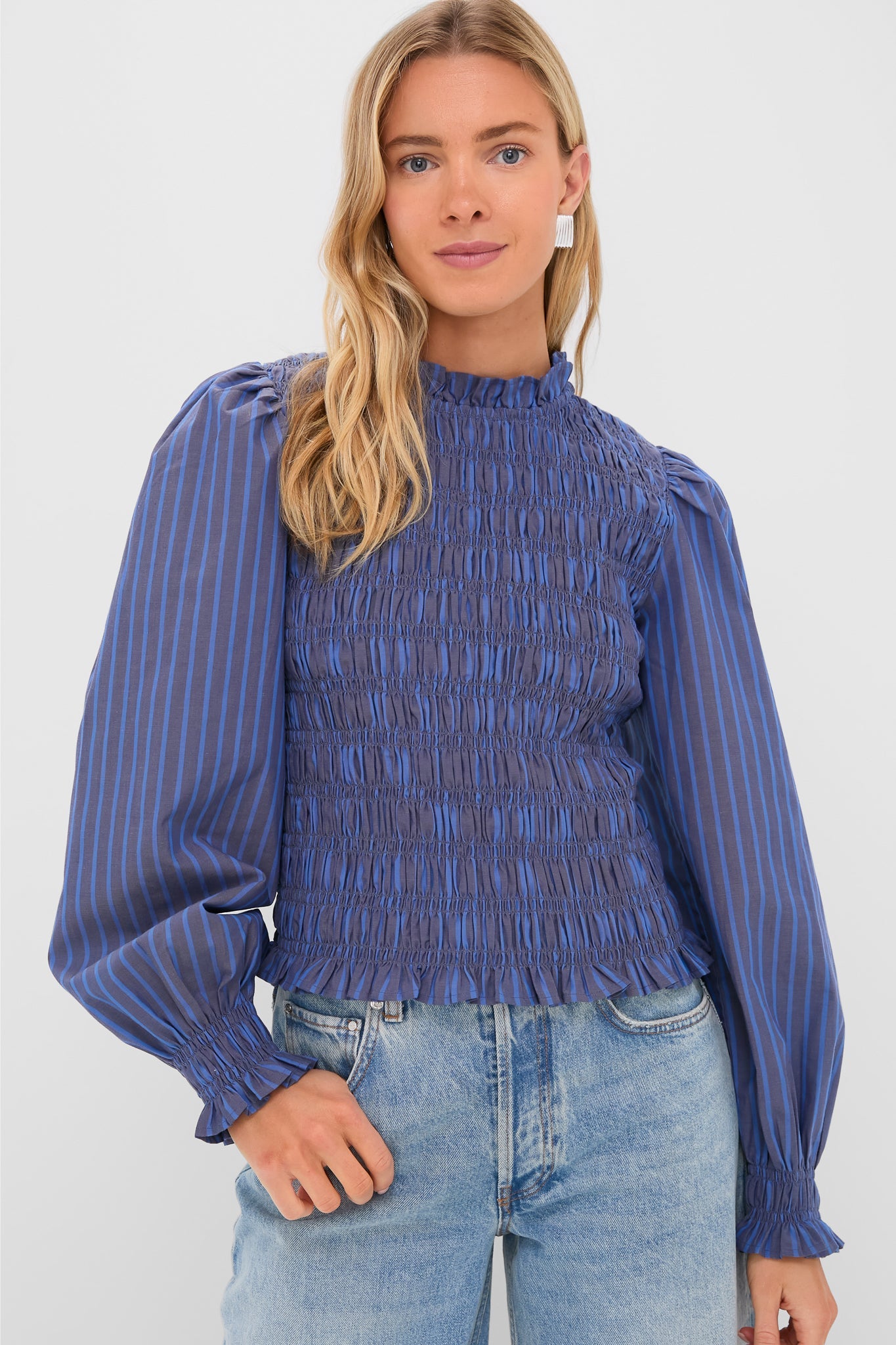 Morgan Blue Willow Top
