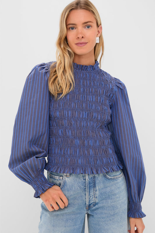 Morgan Blue Willow Top
