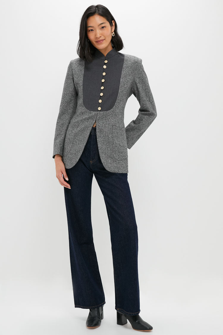 Speckled Grey Jenny Flannel Jacket