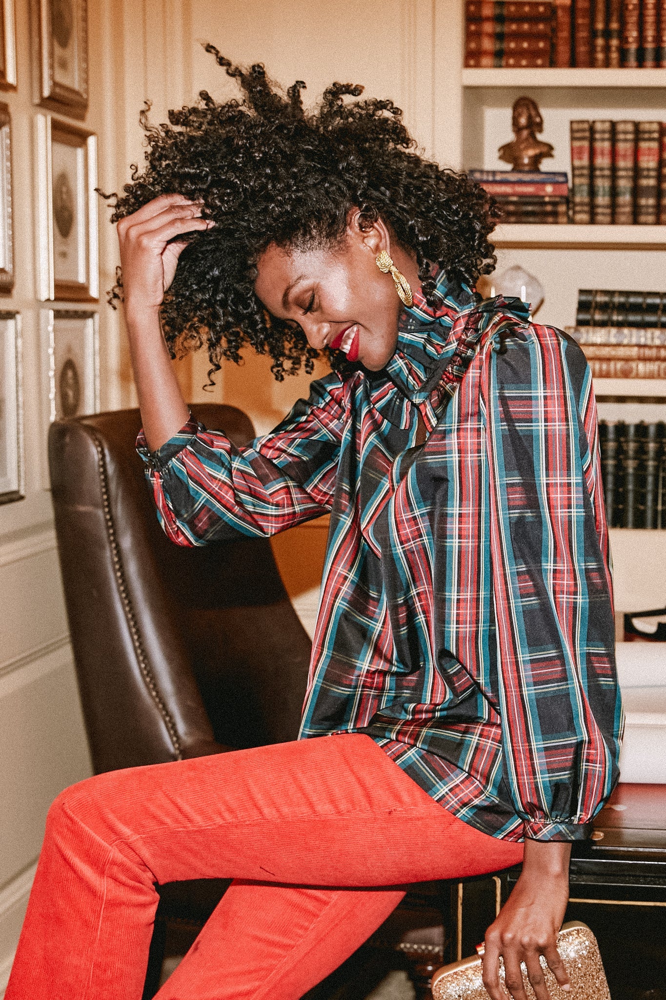 Gold Rope Gretchen Earrings