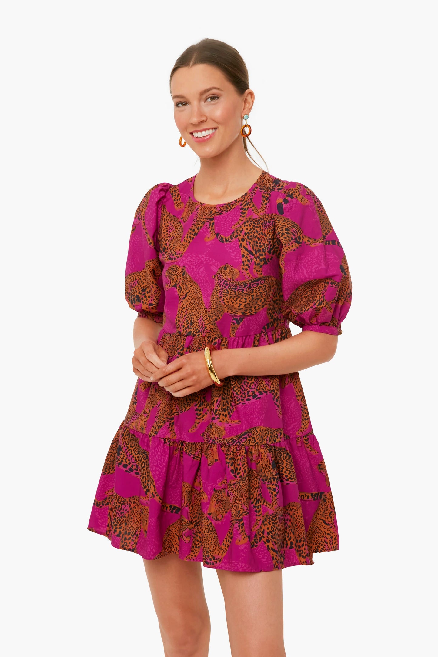 Multi Larimar Hoop Earrings