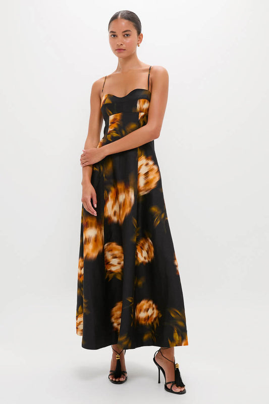 Mira Print Magdelena Maxi Dress