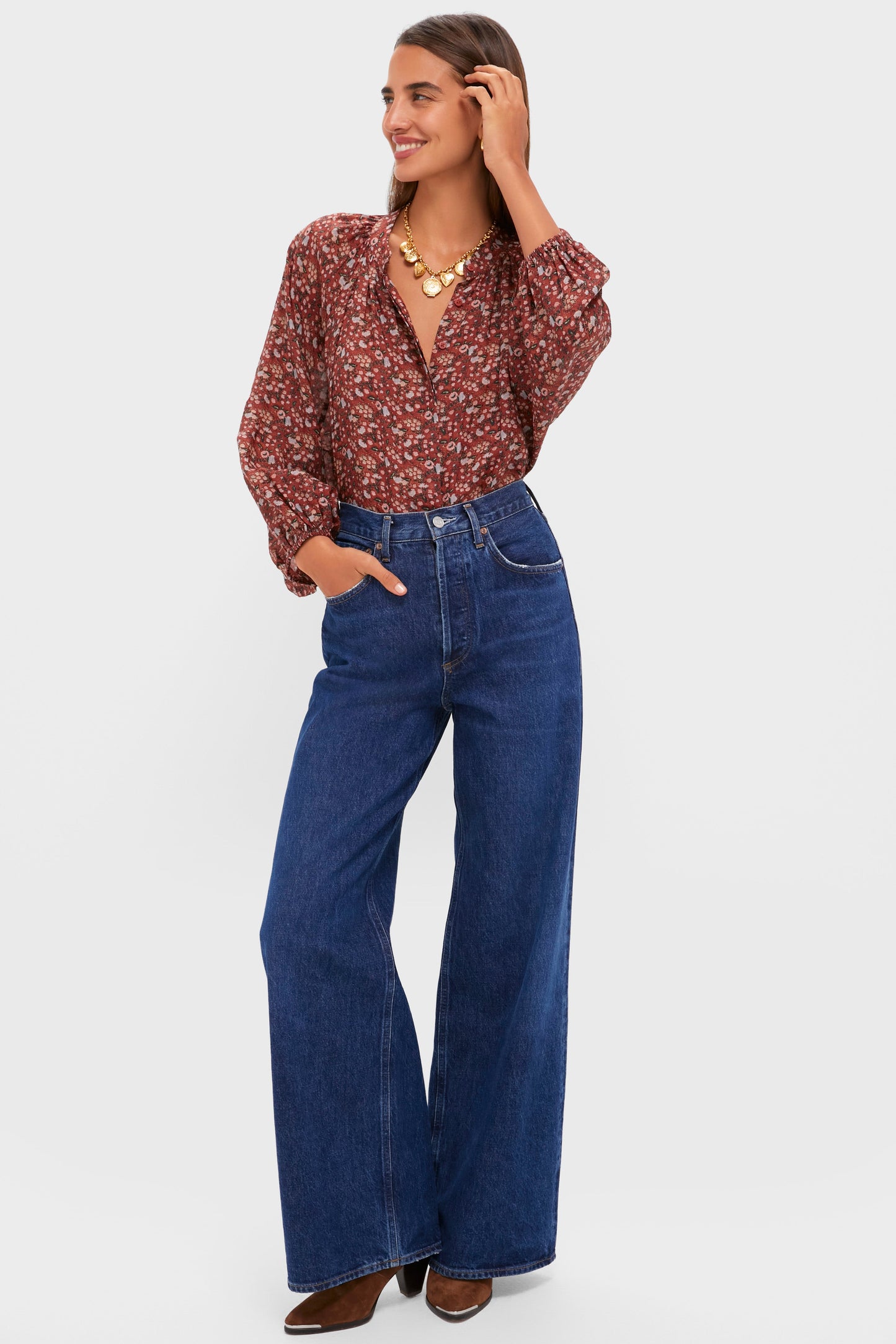 Vermillion Vine Sawyer Blouse