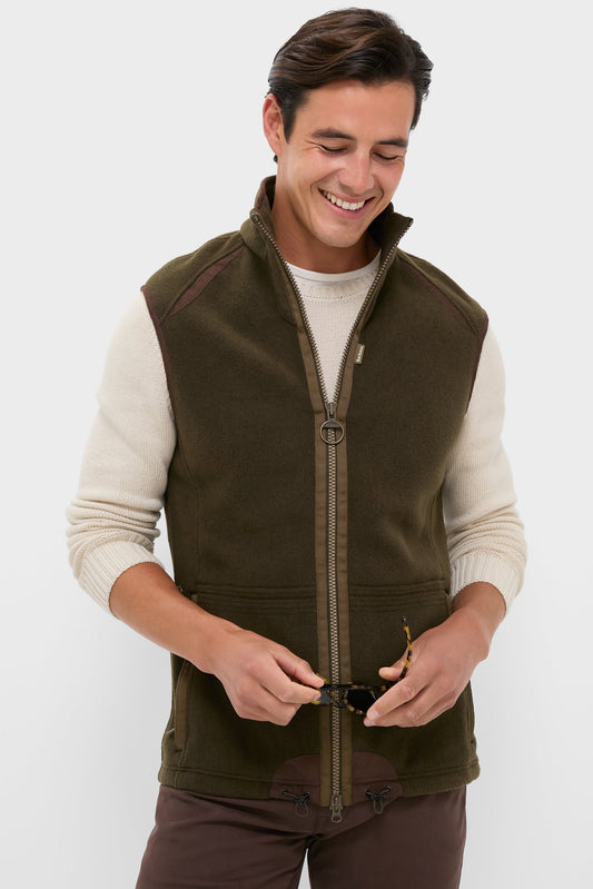 Olive Langdale Fleece Gilet