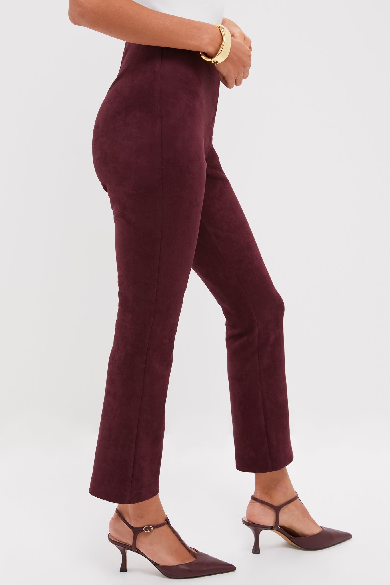 Winetasting Vegan Suede Ashford Pants