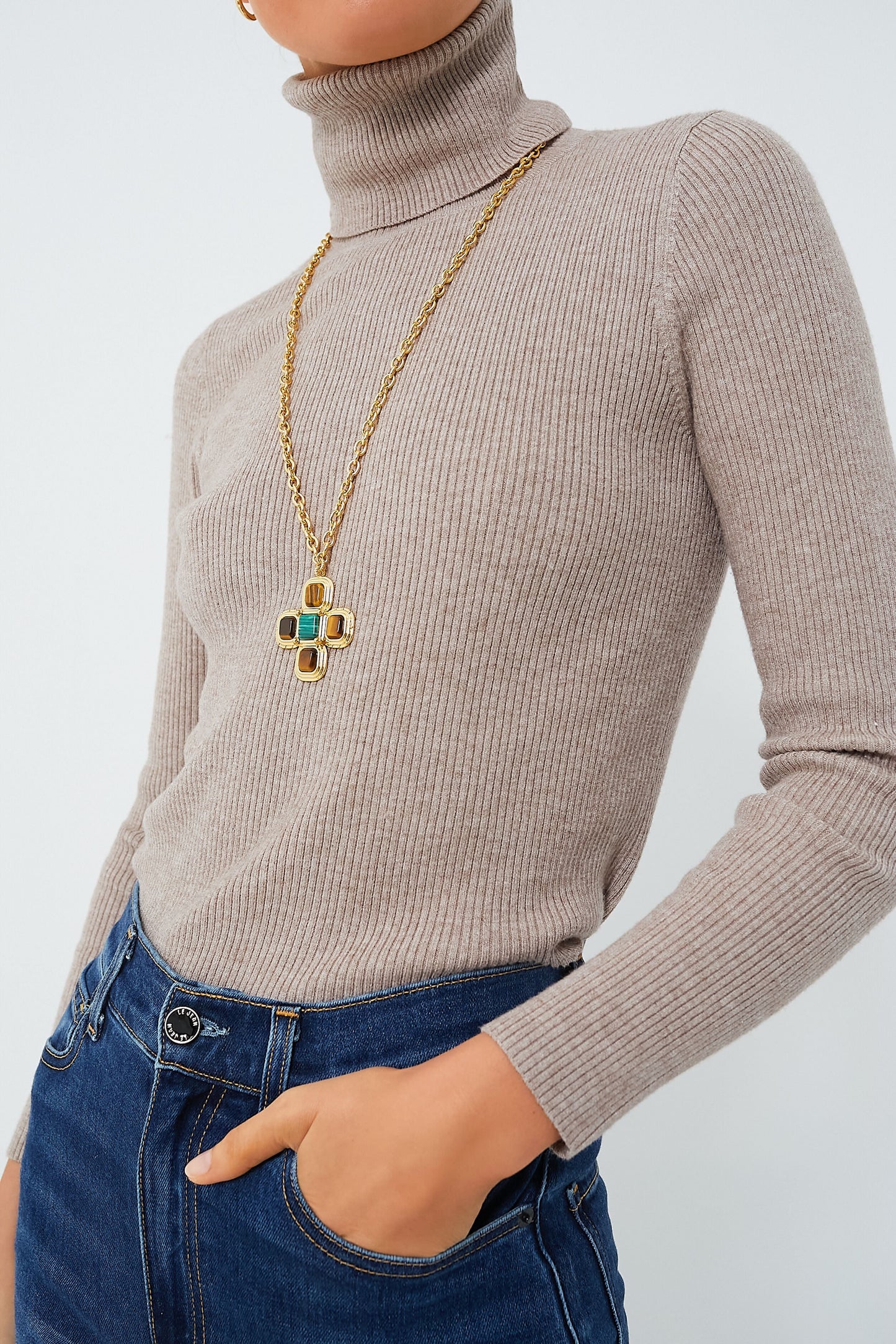 Oat Andover Ribbed Turtleneck