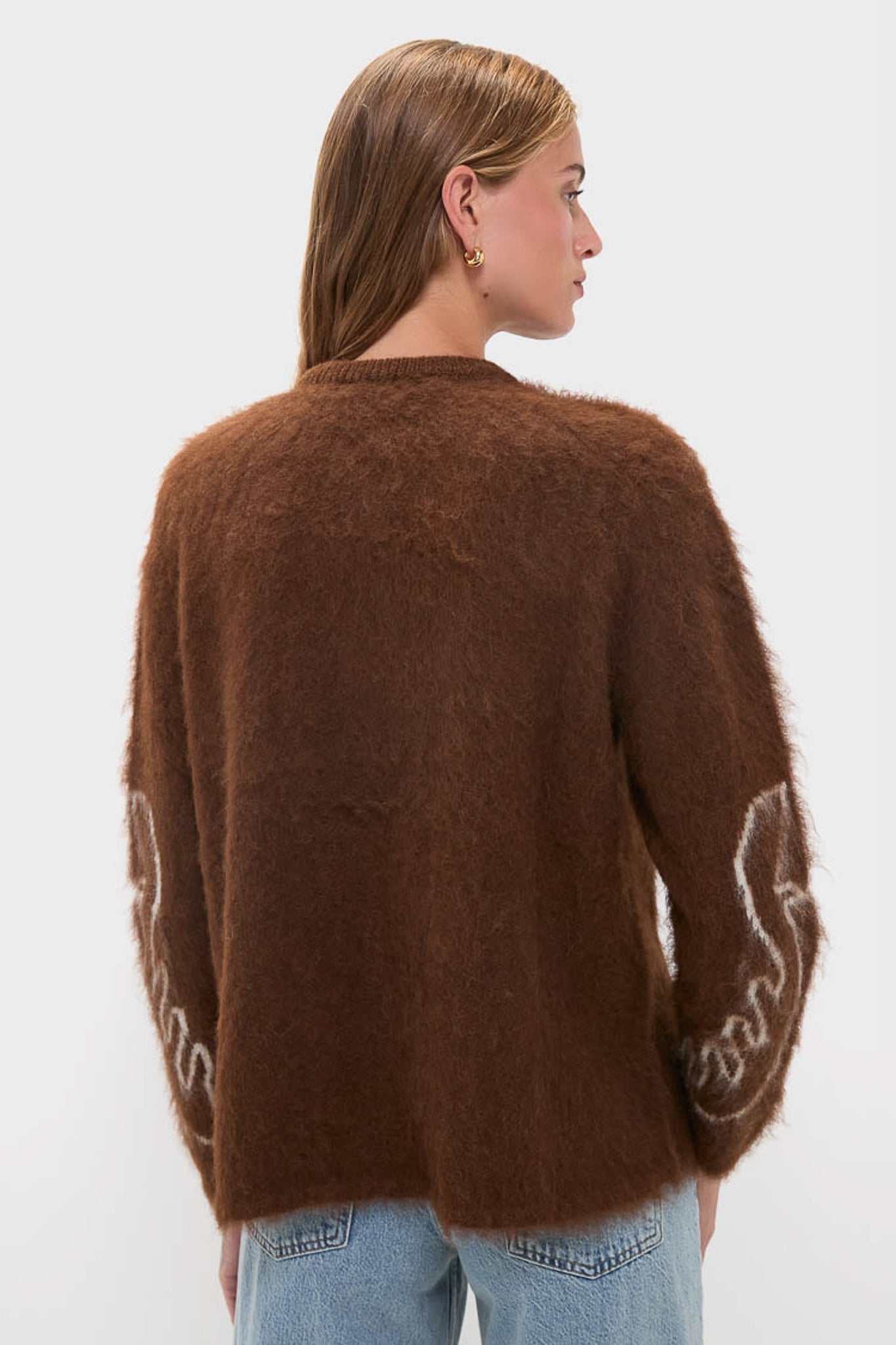 Off White Chocolate Folklore Sweater