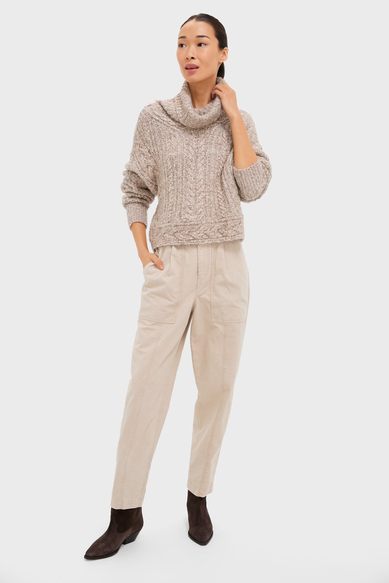 Taupe Brenda Sweater