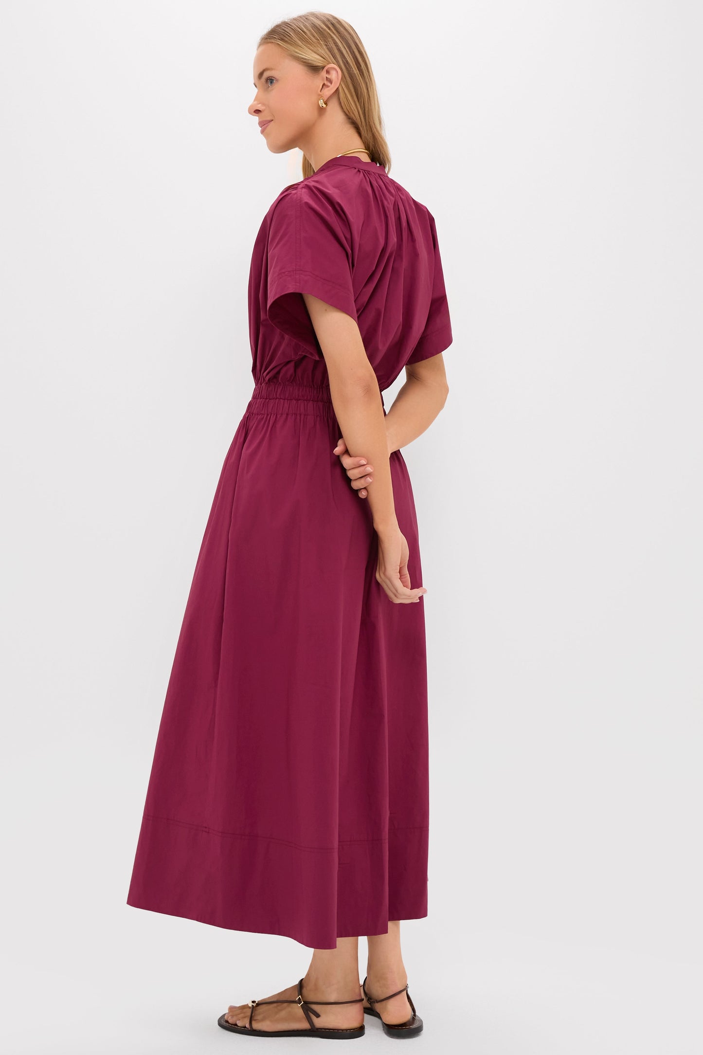 Burgundy Emmy Maxi Dress