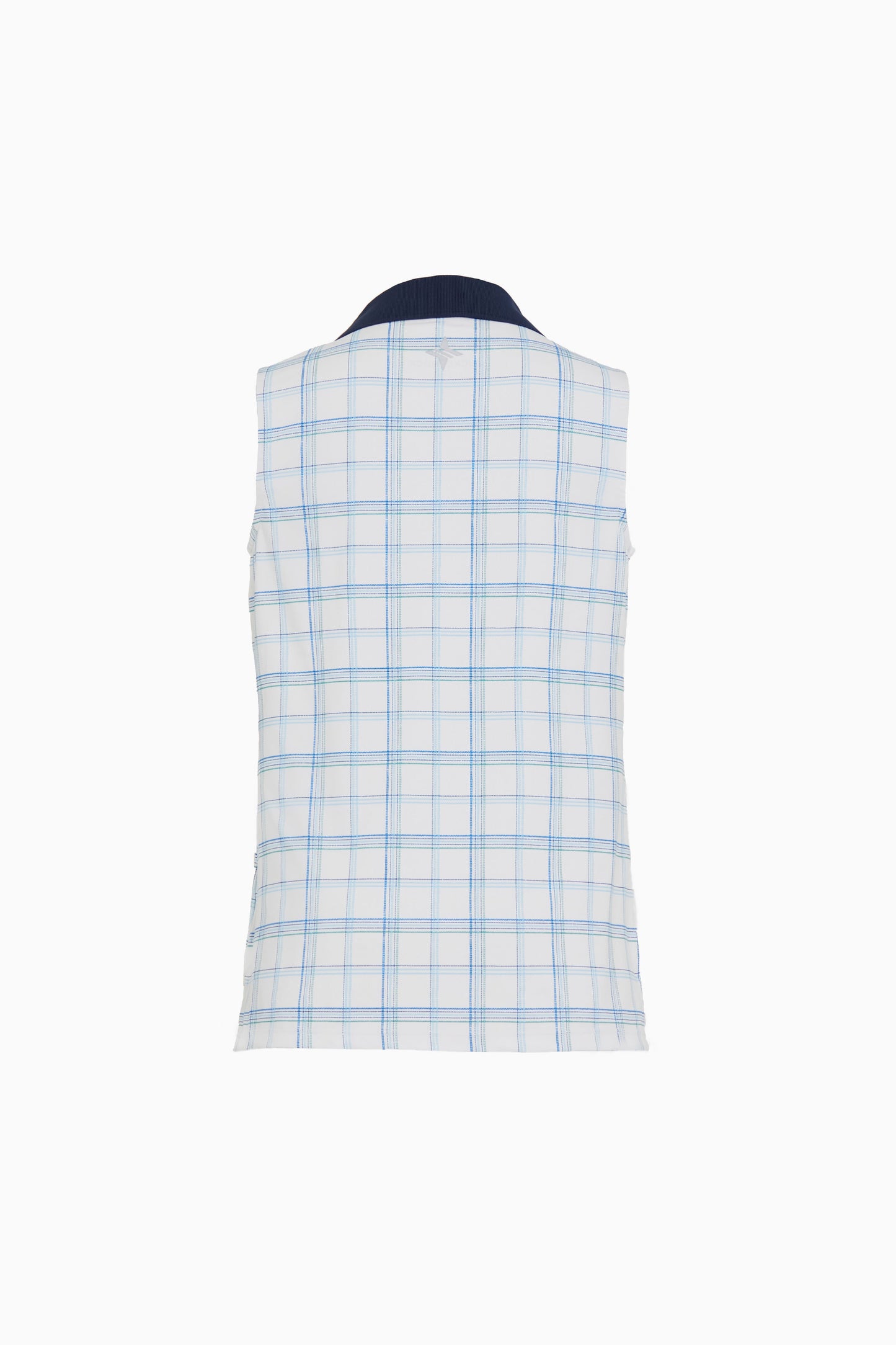 Provincial Plaid Sleeveless Caroline Polo