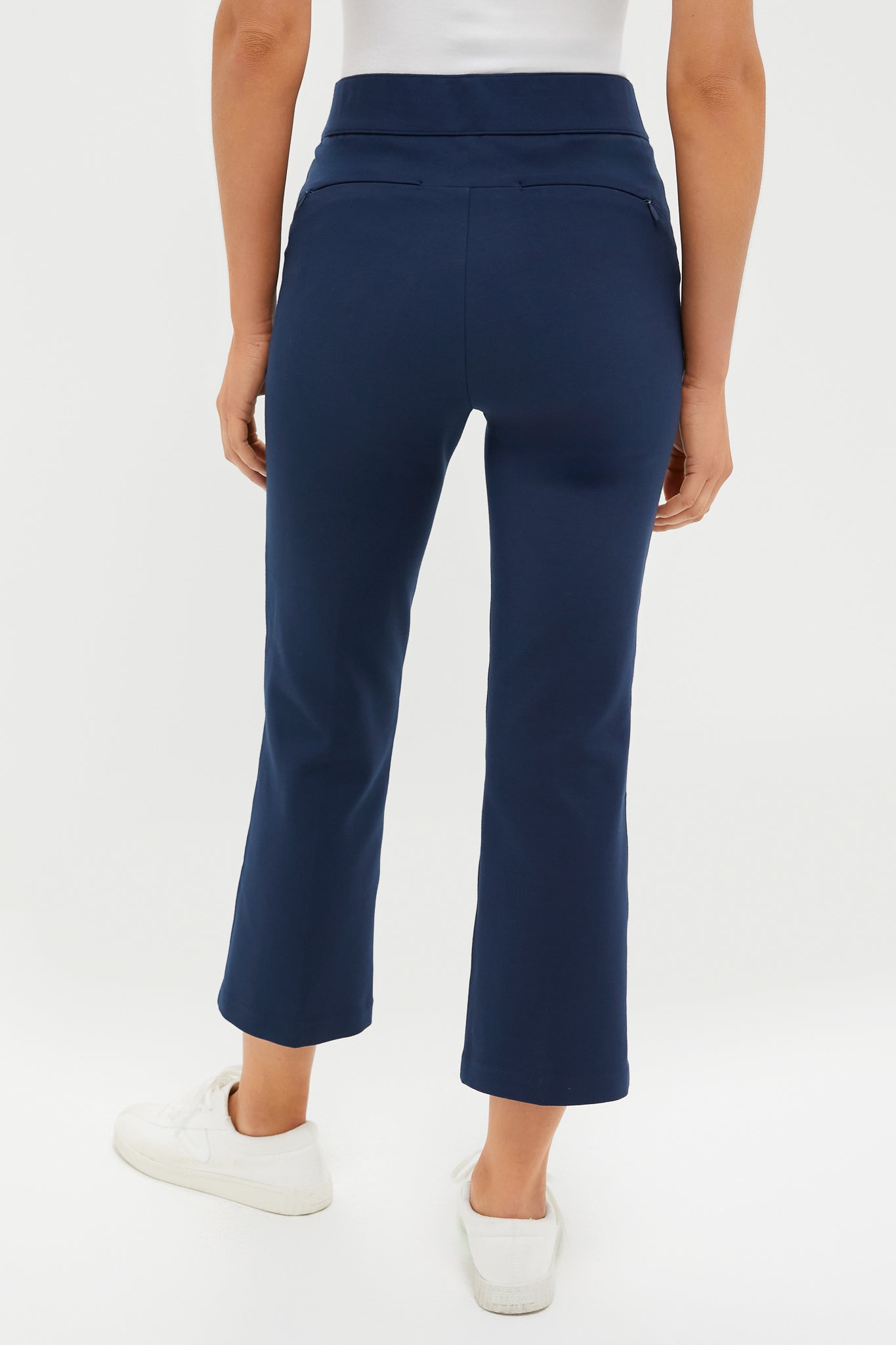 Navy 25 Inch Cropped Compression September Pant