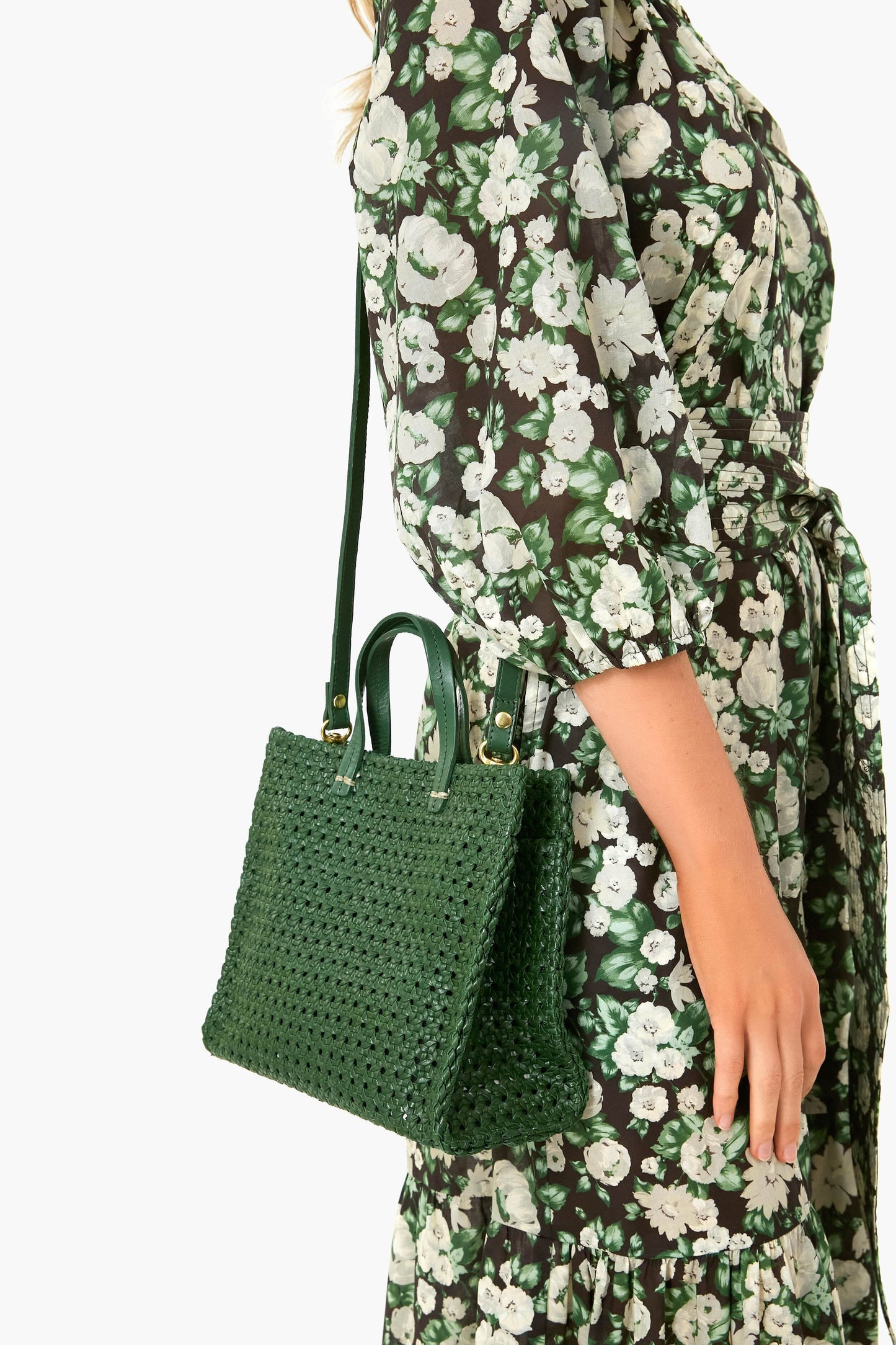 Evergreen Rattan Petit Simple Tote