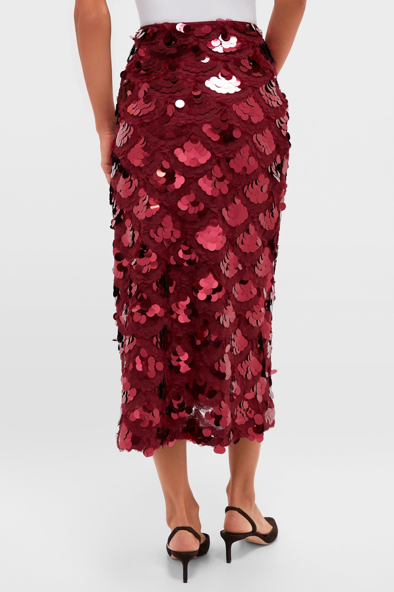 Ruby Paillette Mona Maxi Skirt