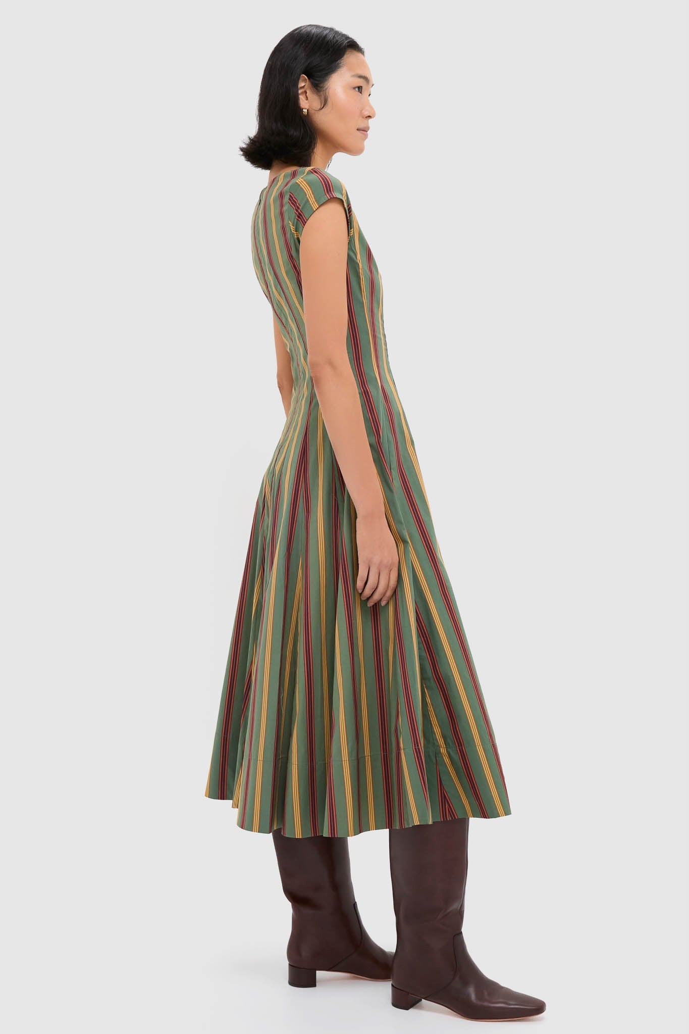 Trailblazer Stripe Short Sleeve Wells Dress