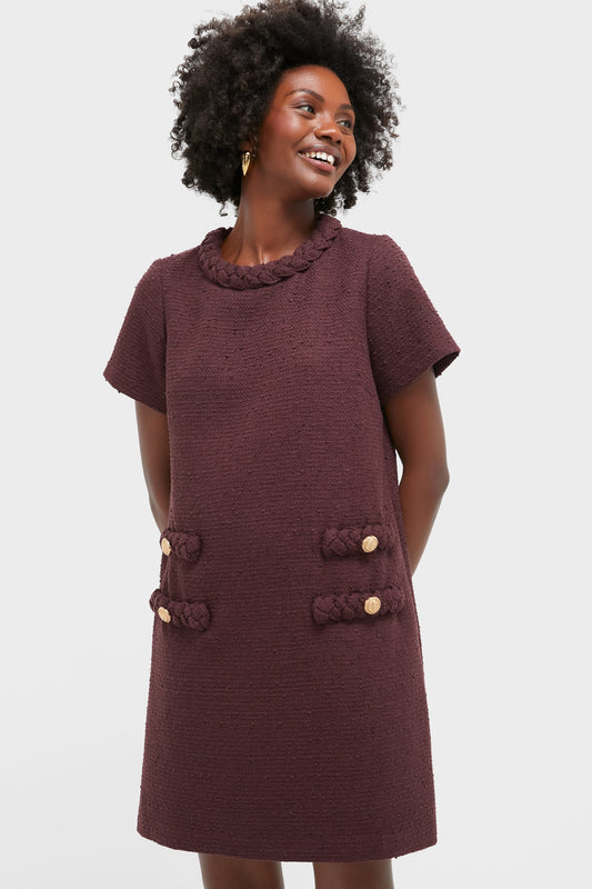 Winetasting Tweed Jackie Dress