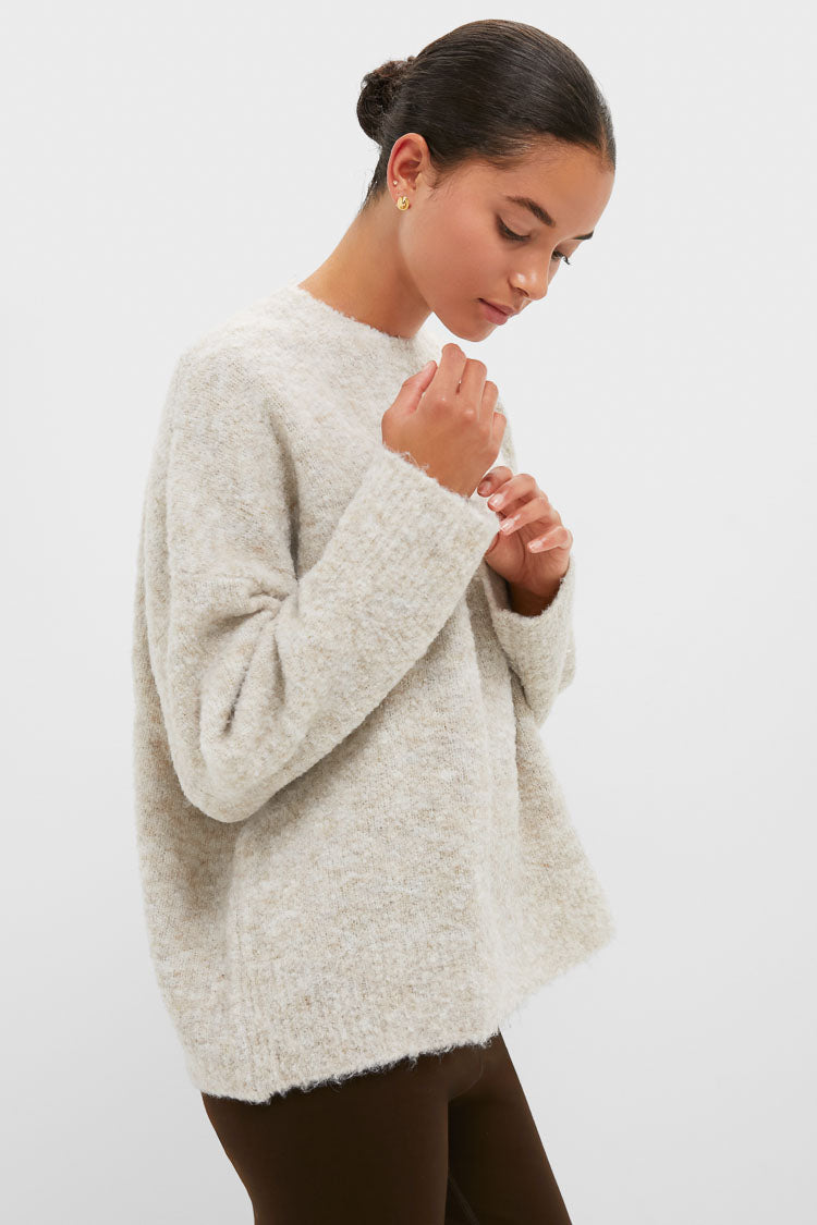 Oatmeal Elias Knit Sweater