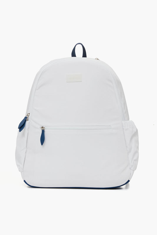 White Courtside Tennis Backpack