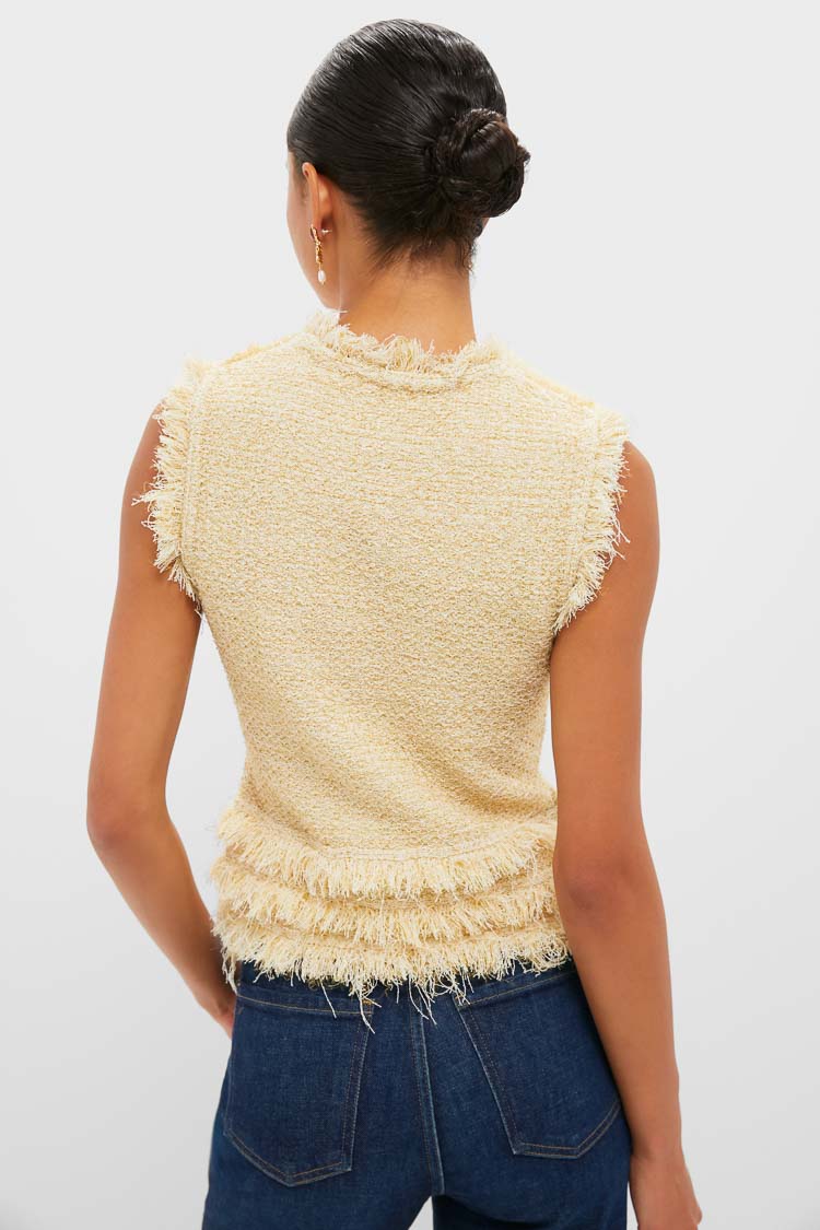 Lumin Kassi Knit Tweed Sleeveless Top