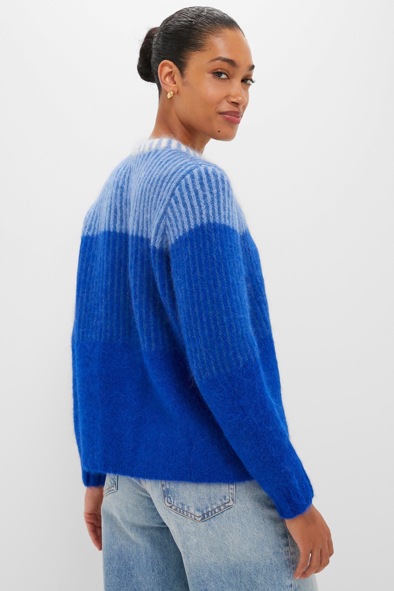 Blue Cocha Sweater