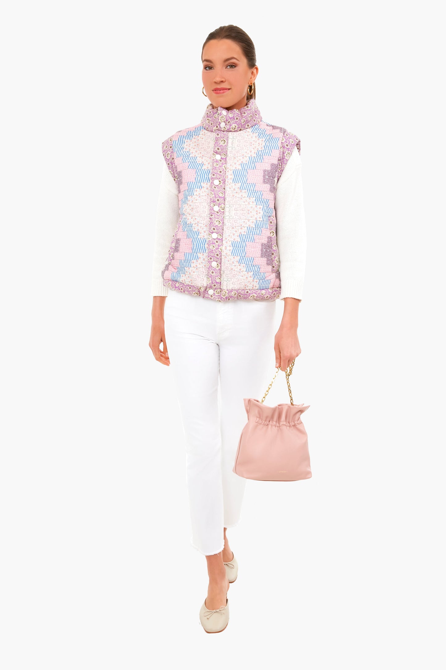 Multi Ida Print Puffer Vest