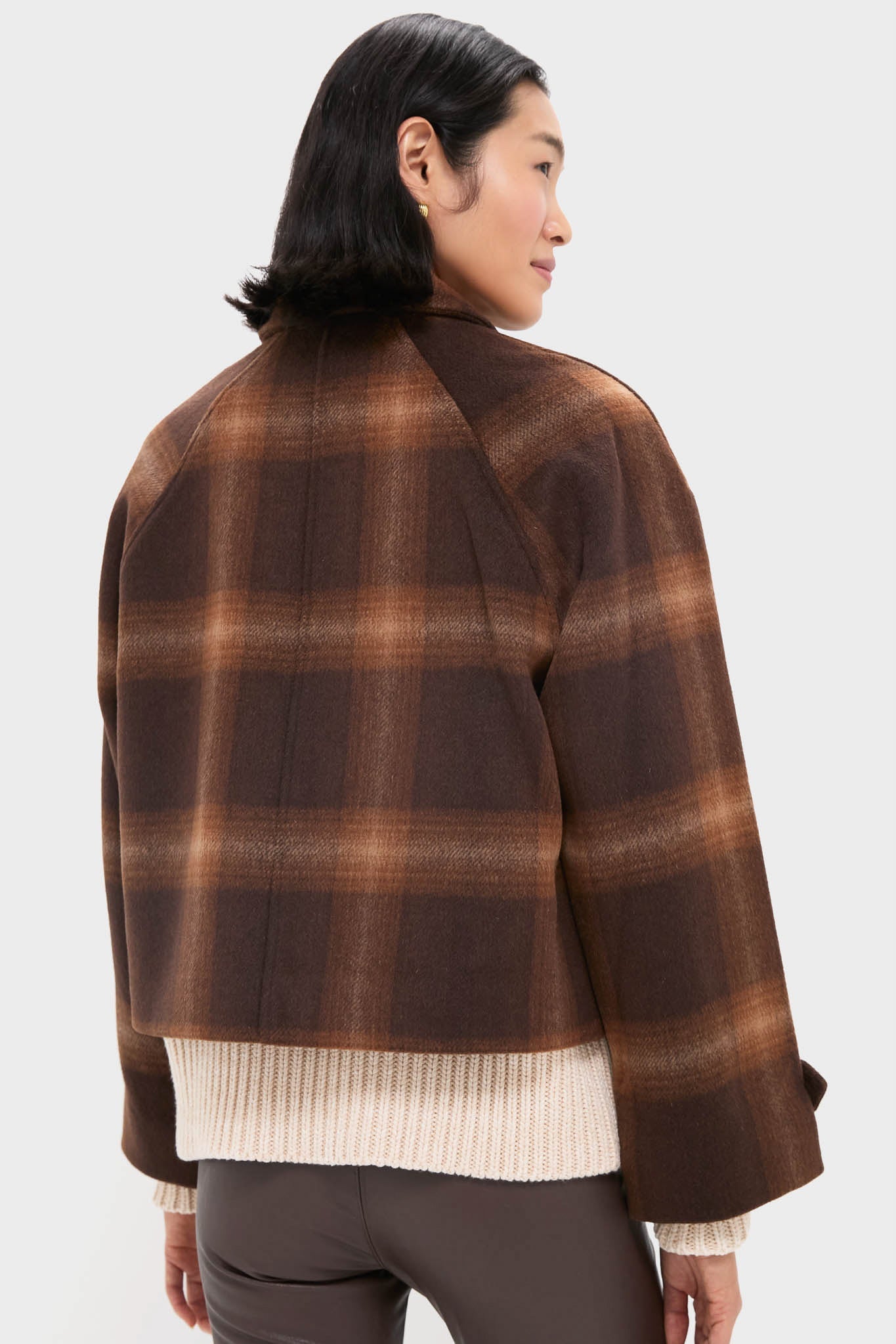 Chocolate Plaid Colby Jacket