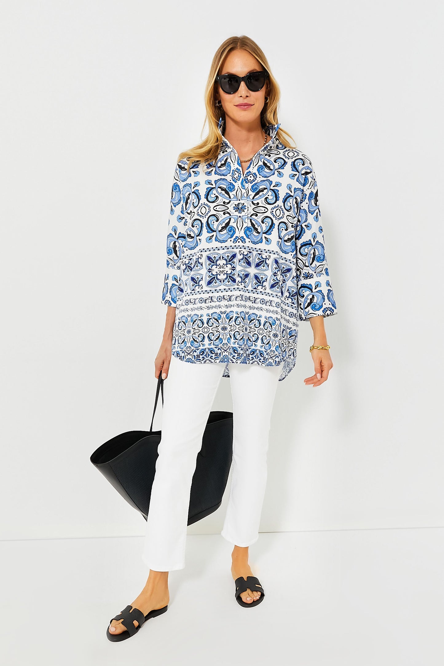 Majolica Tile Willow Blouse