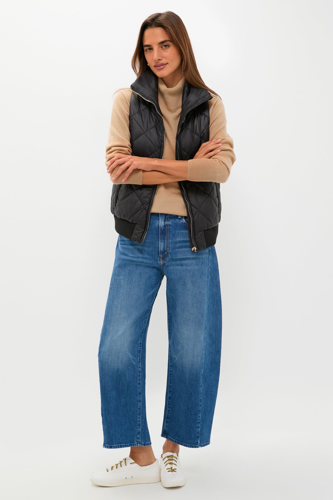 Black Jackson Quilted Vest