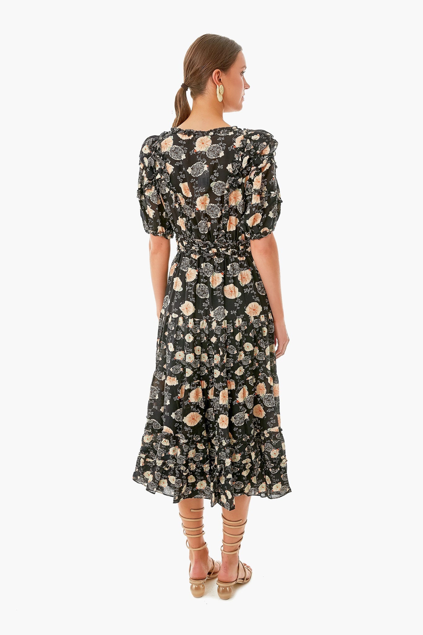 Noir Floral Irvette Dress
