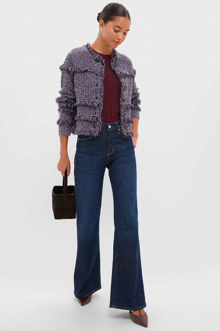 Dewberry Gita Knit Tweed Jacket