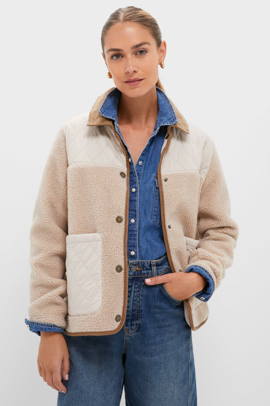 Natural Blanc Laurel Fleece Jacket