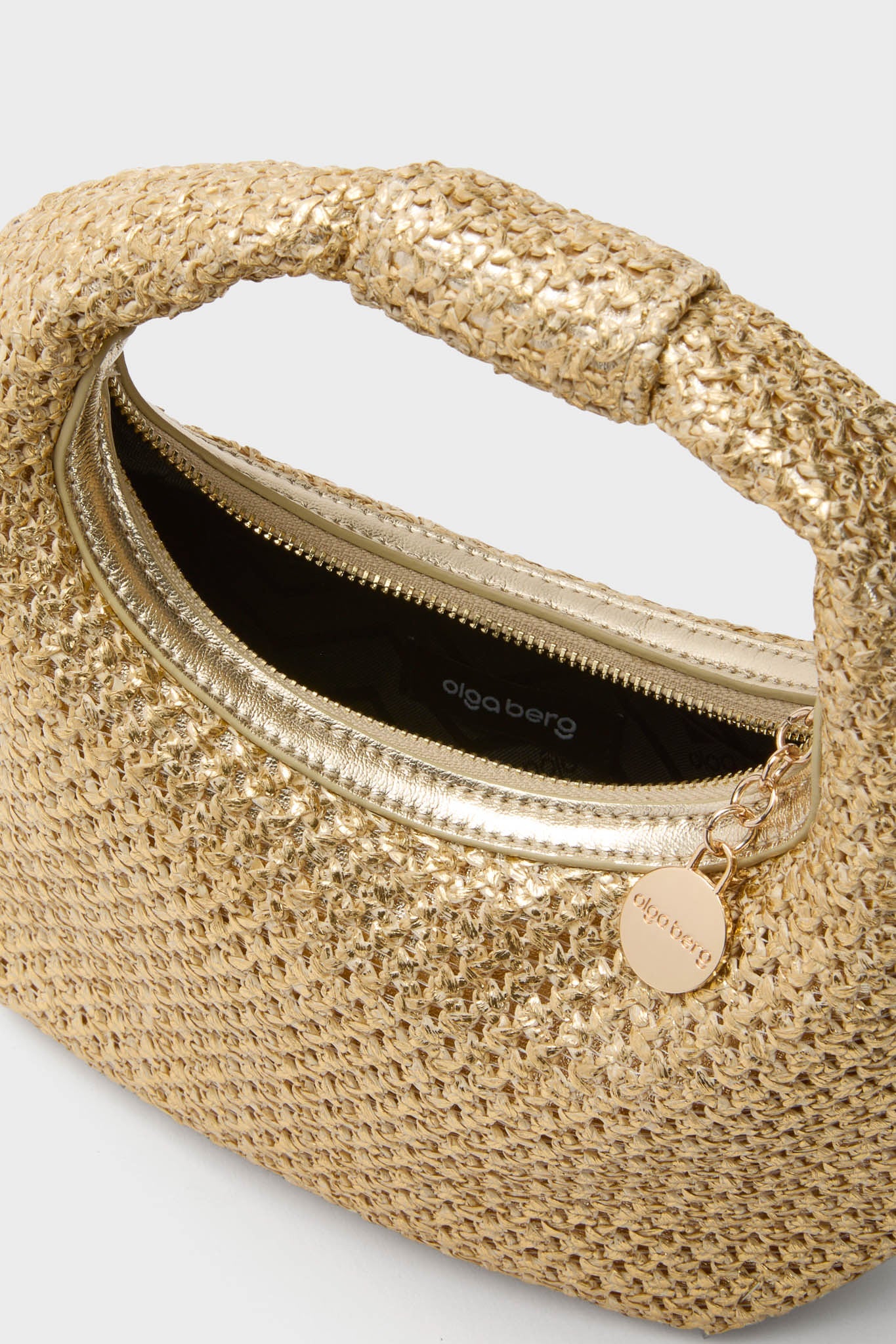 Gold Eden Woven Hobo