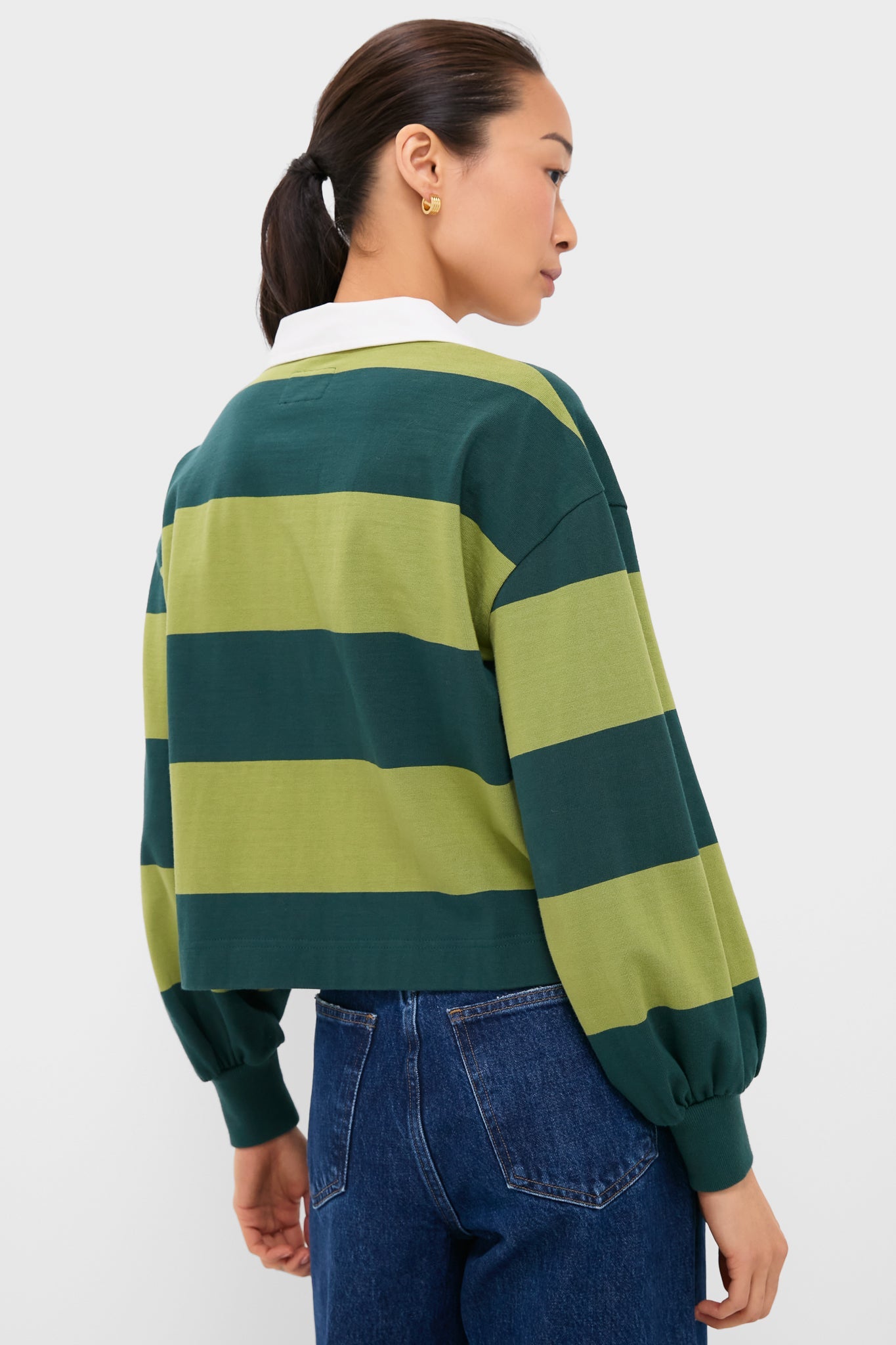 Woodbine and Junebug Stripe Swiftie Rugby Polo