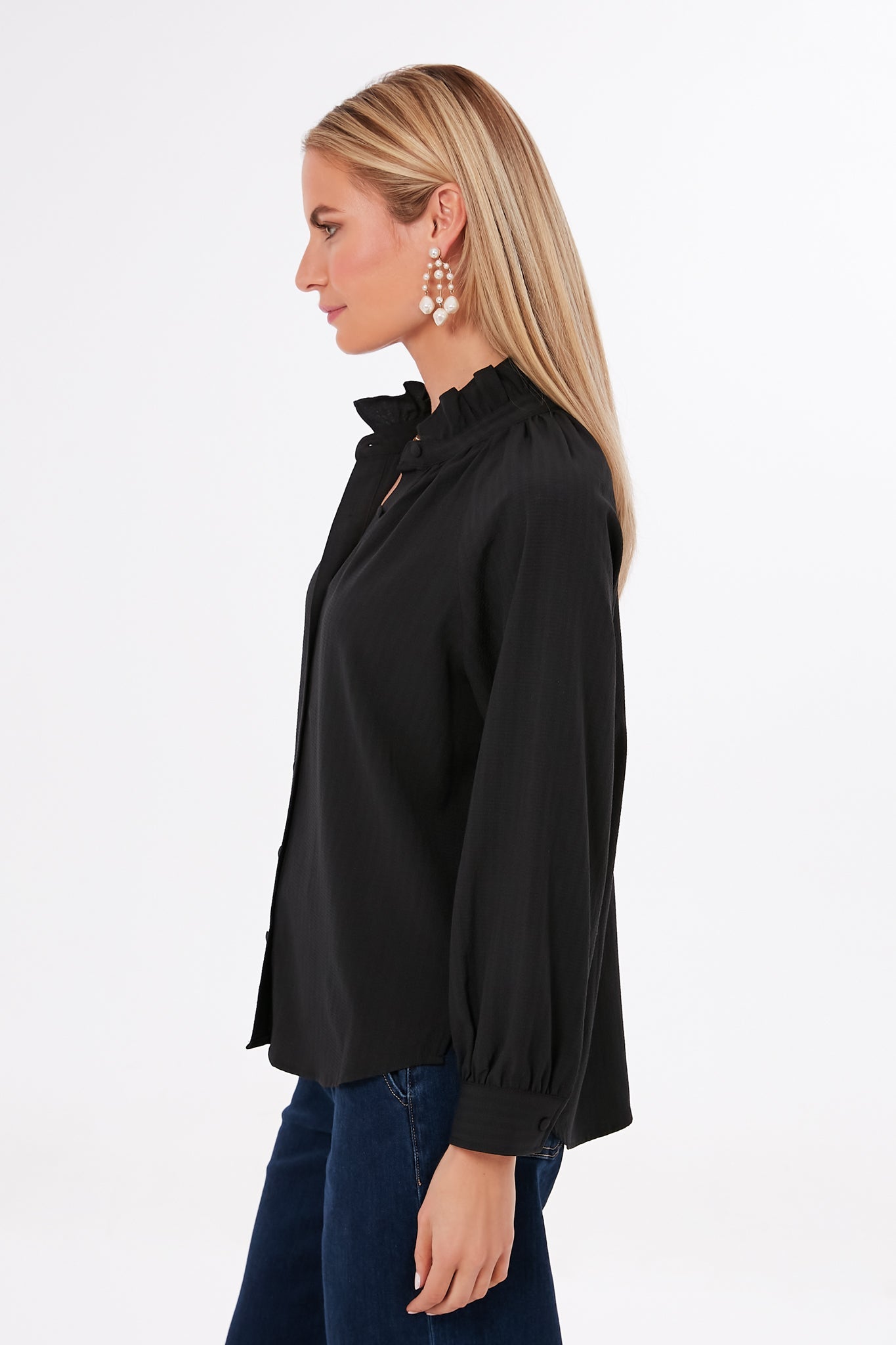 Black Harlee Blouse