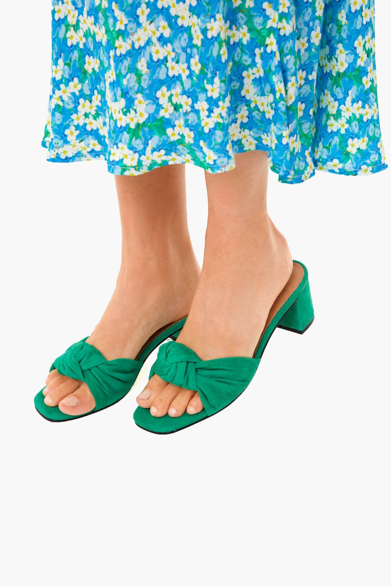 Green Vince Sandals