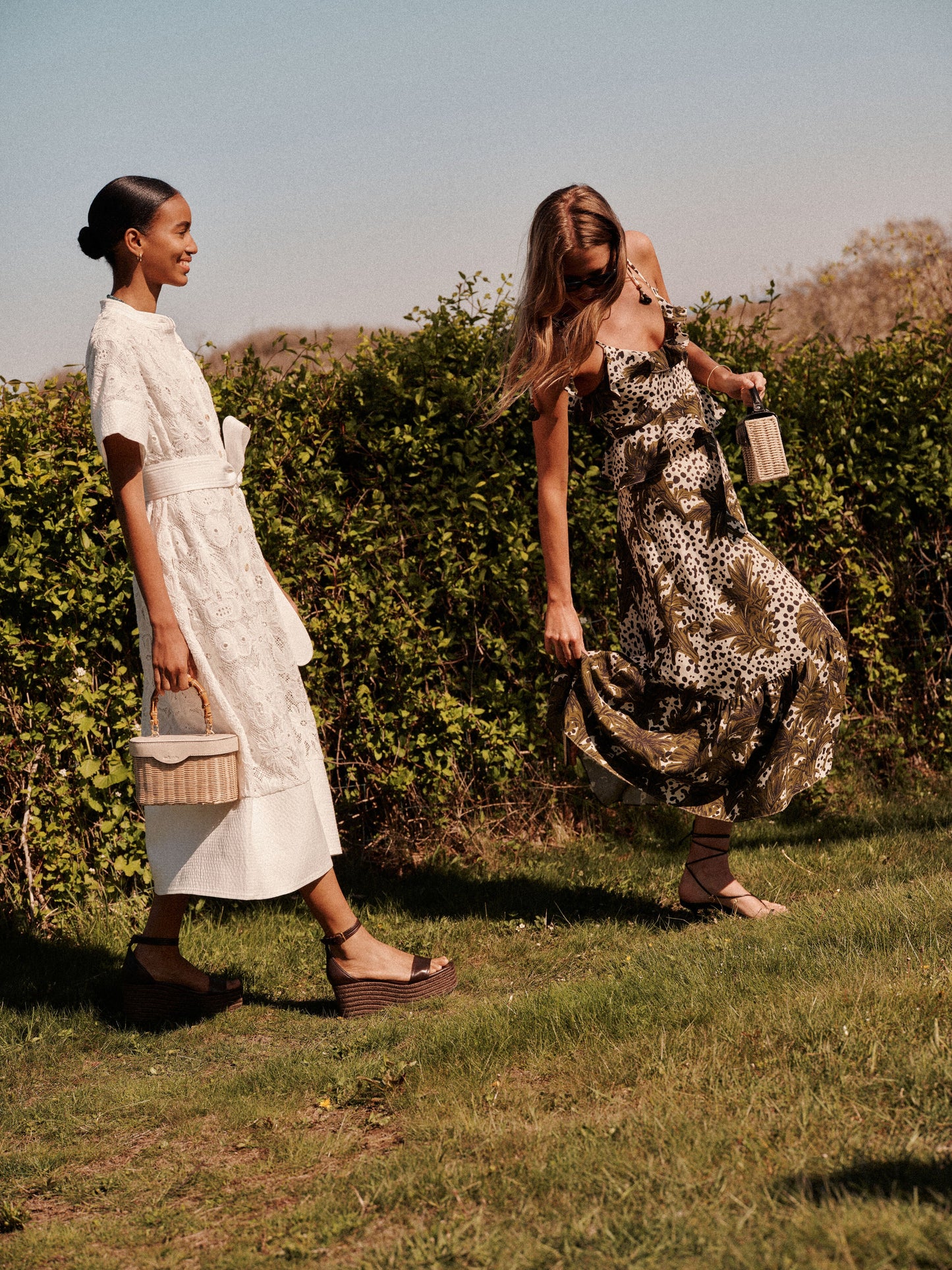 White Eyelet Lace Prescott Dress