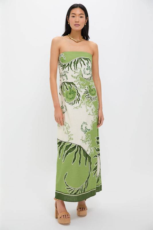 Ireland Green Wess Midi Dress