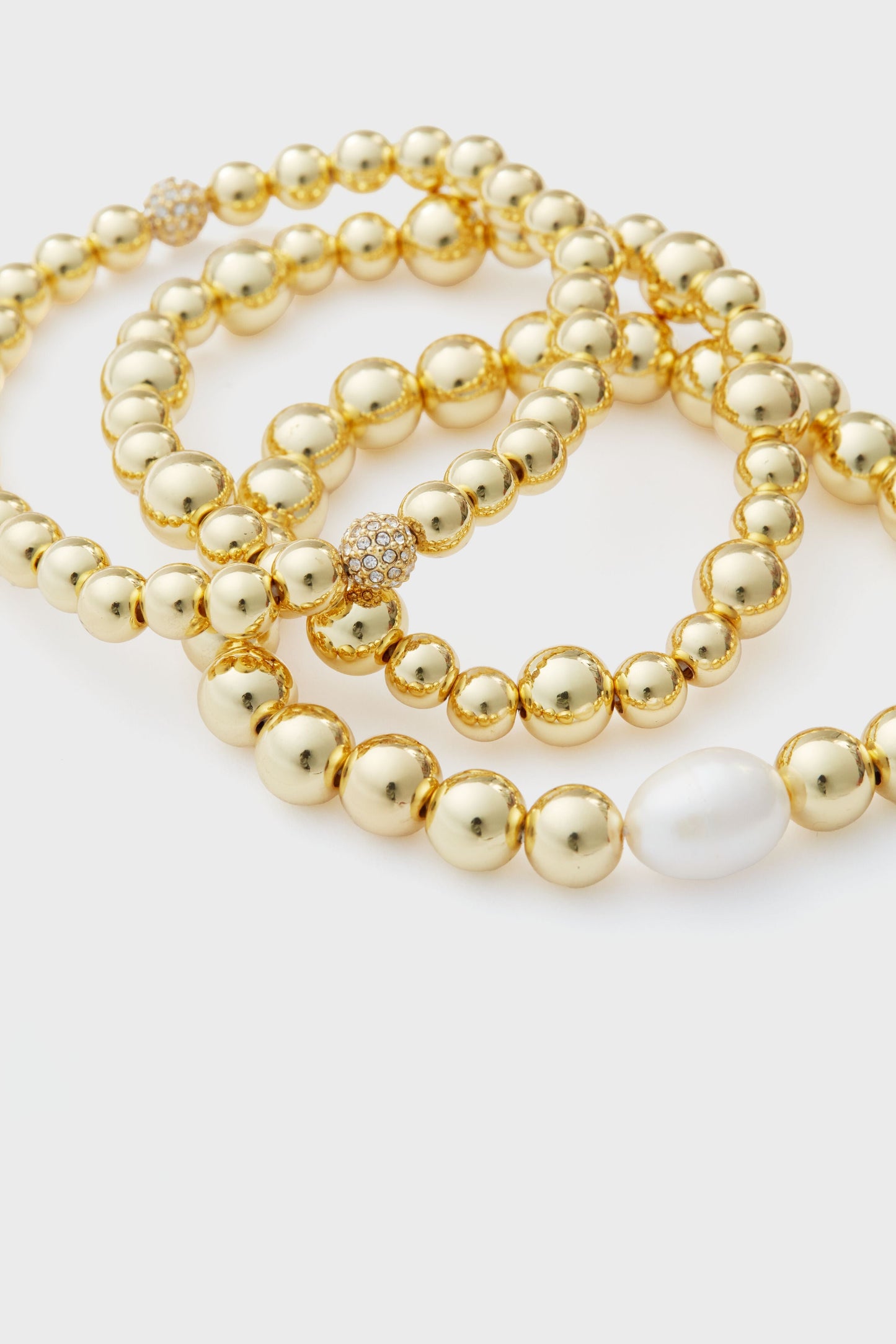 Gold Chloe Bracelet Set