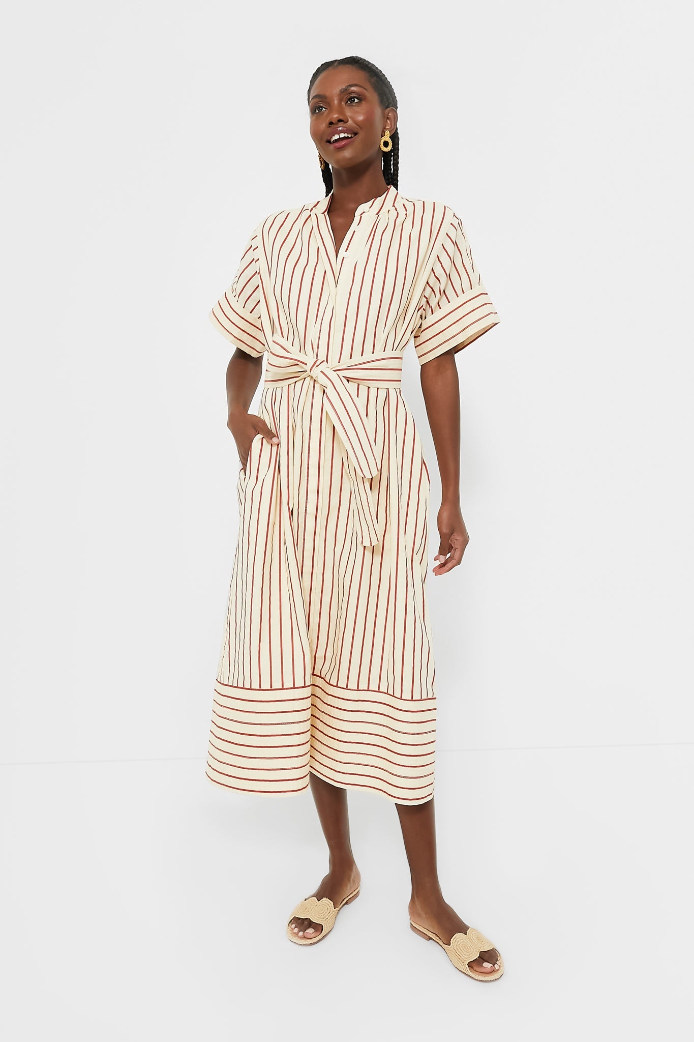 Scarlet Stripe Prescott Dress