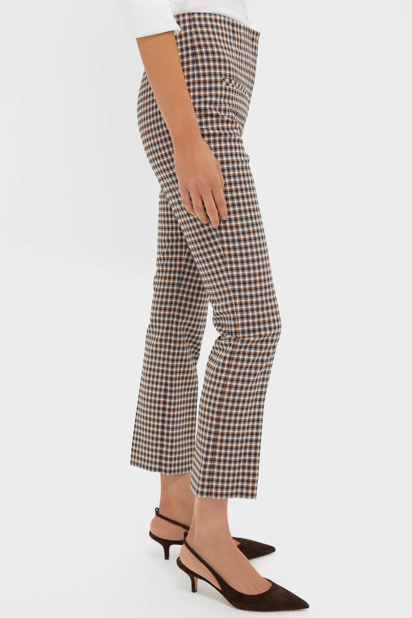 Navy Multi Kean Pant with Welt Pockets