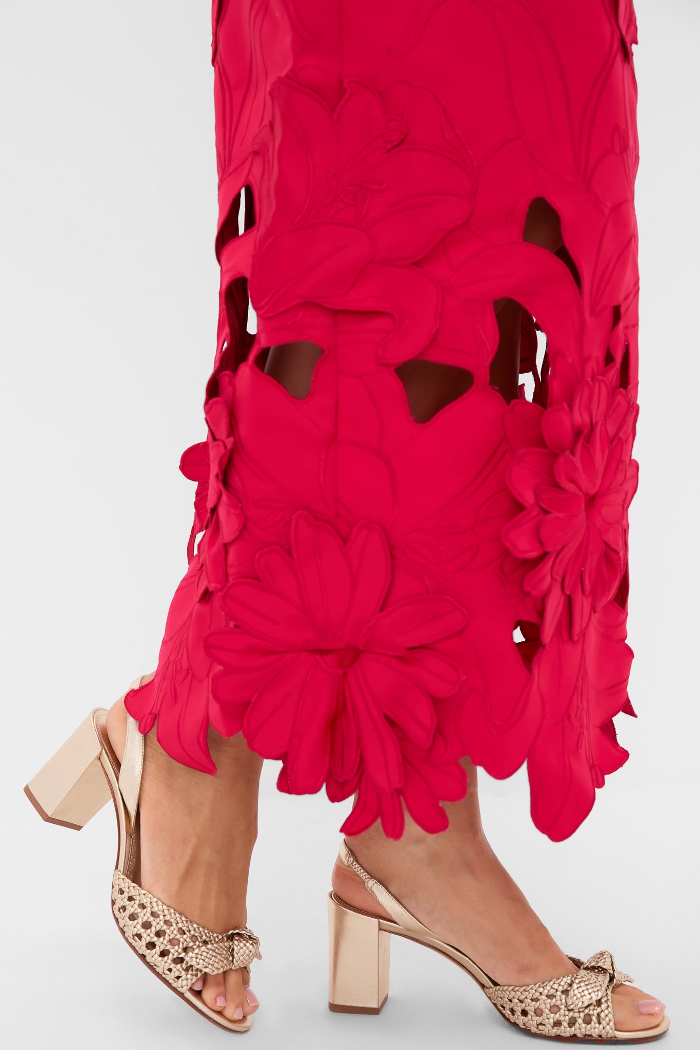 Golden Easy Clarita Block 75 Tresse Heels