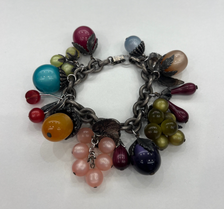 Multi Fruit Charm Bracelet