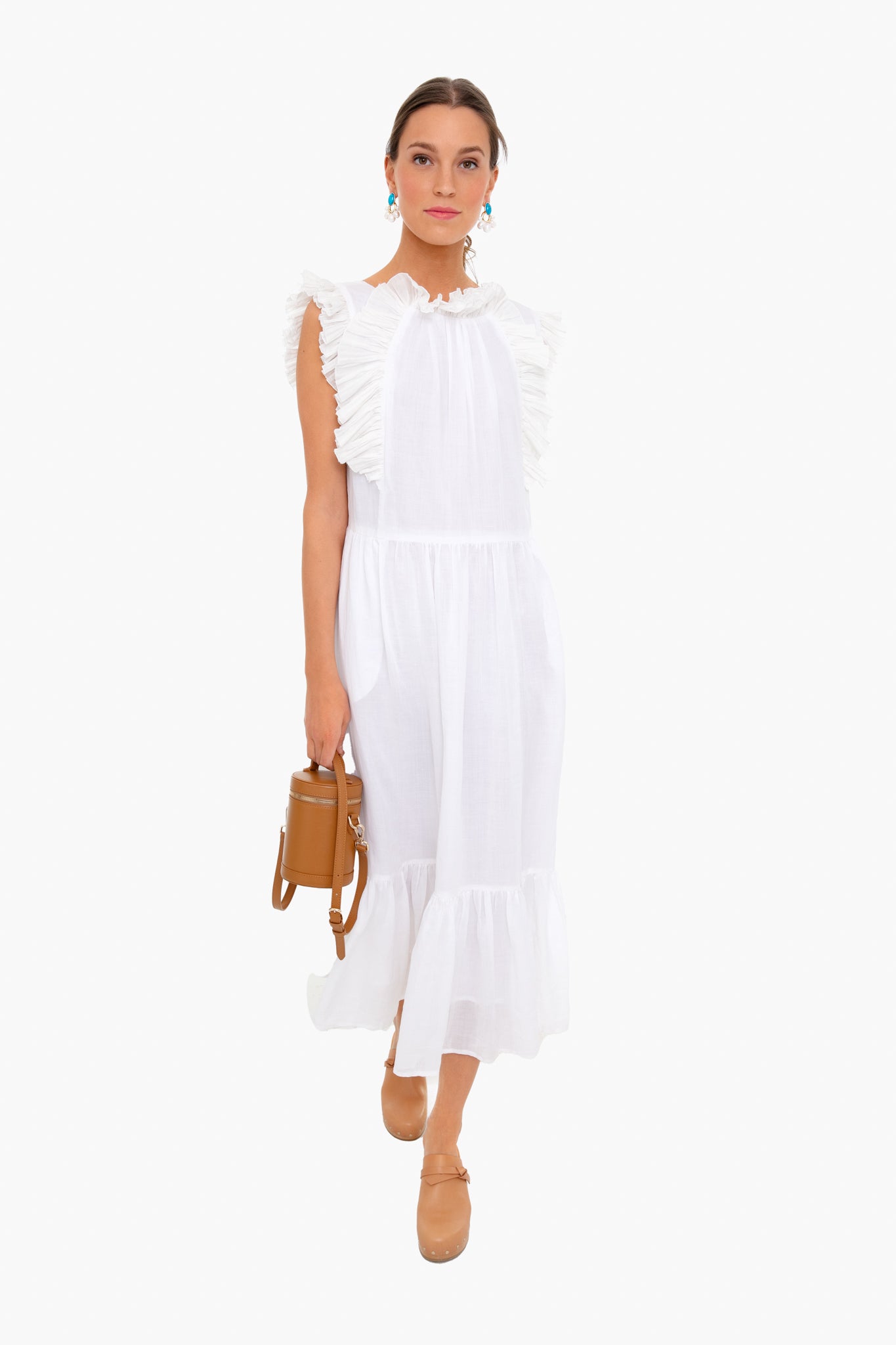 Turquoise Adelaide Pearl Drop Earrings