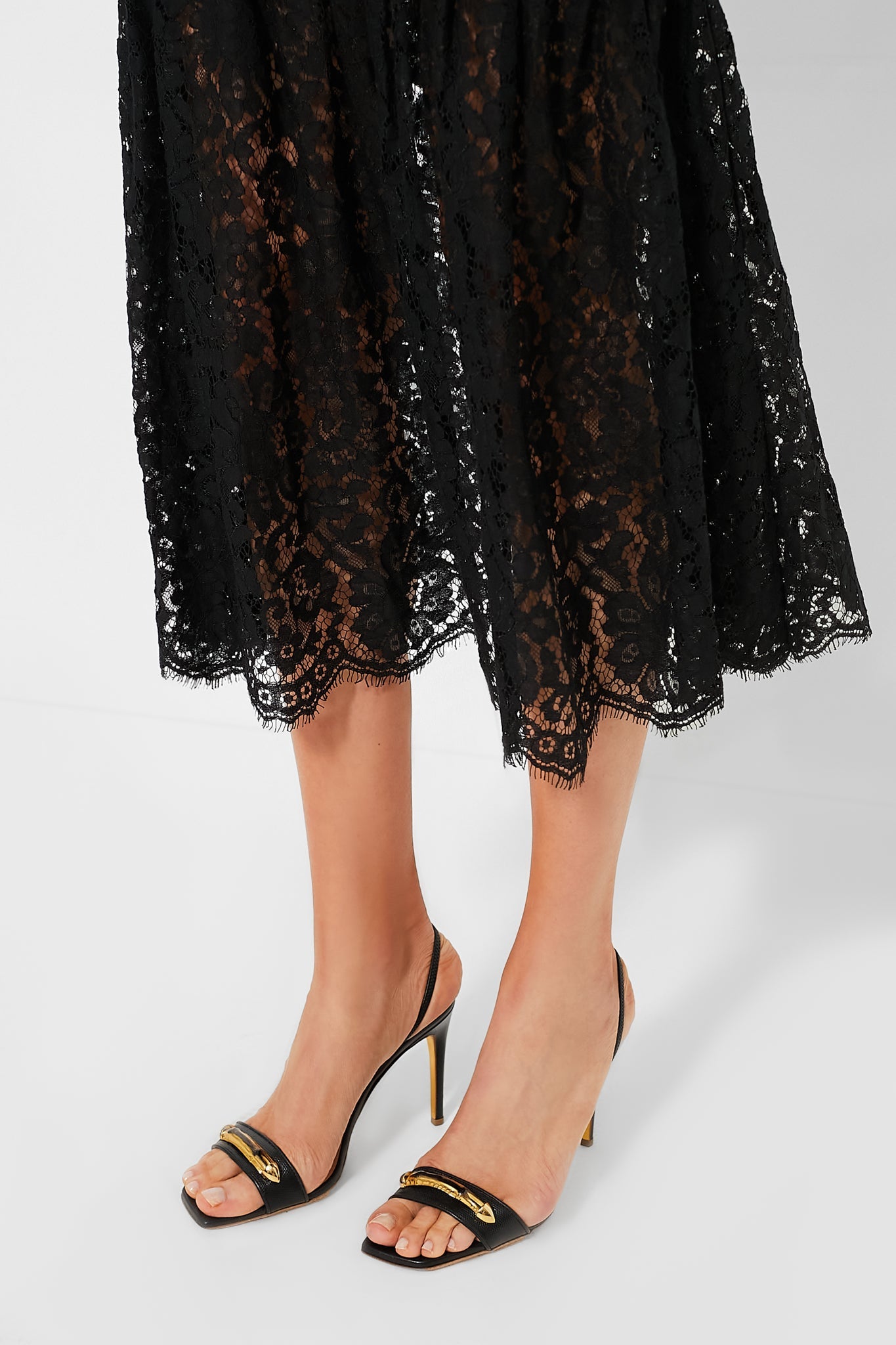 Black Suzy Lace Sleeveless Dress