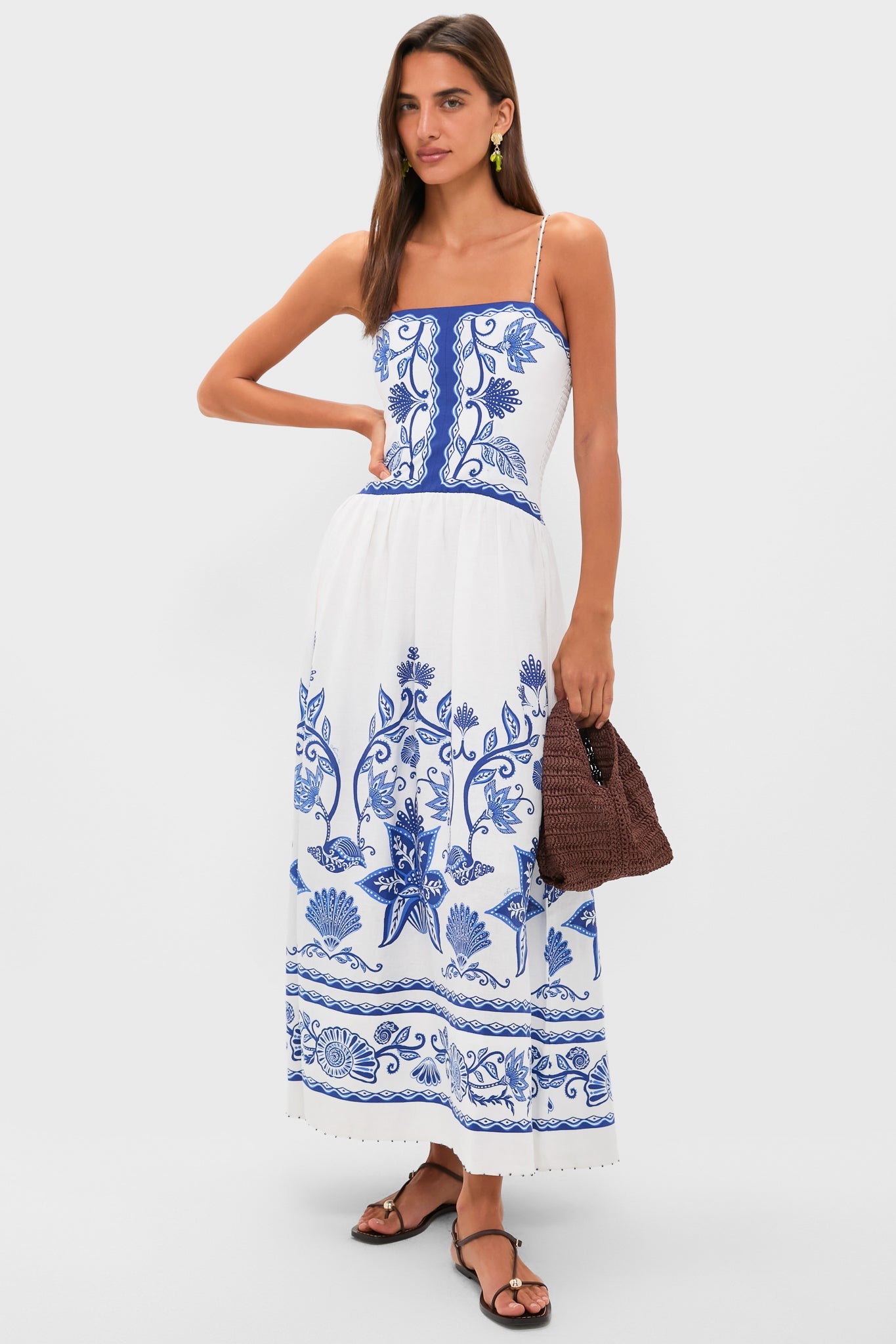 Multi Tesori Fish Charm Drop Earrings