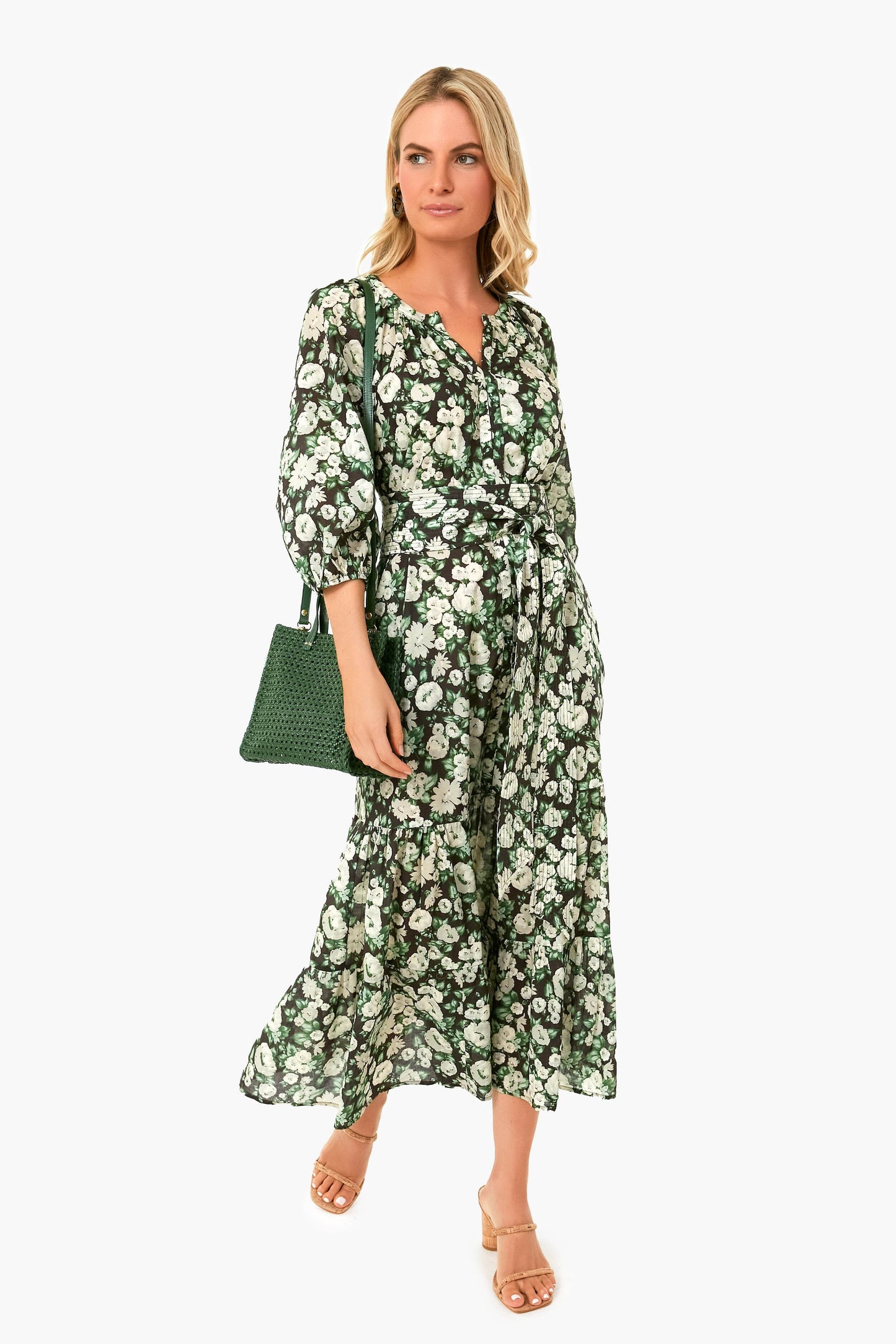 Evergreen Rattan Petit Simple Tote